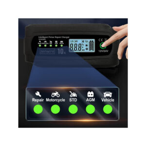 Prostownik Ładowarka Akumulatorów Samochodowy z Funkcją Naprawy 12V 24V 10A Zenwire JMD-10