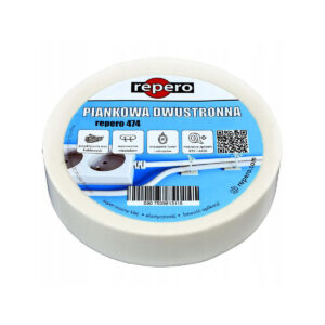 TAŚMA REPERO 474 PIANKOWA 25MMX5M