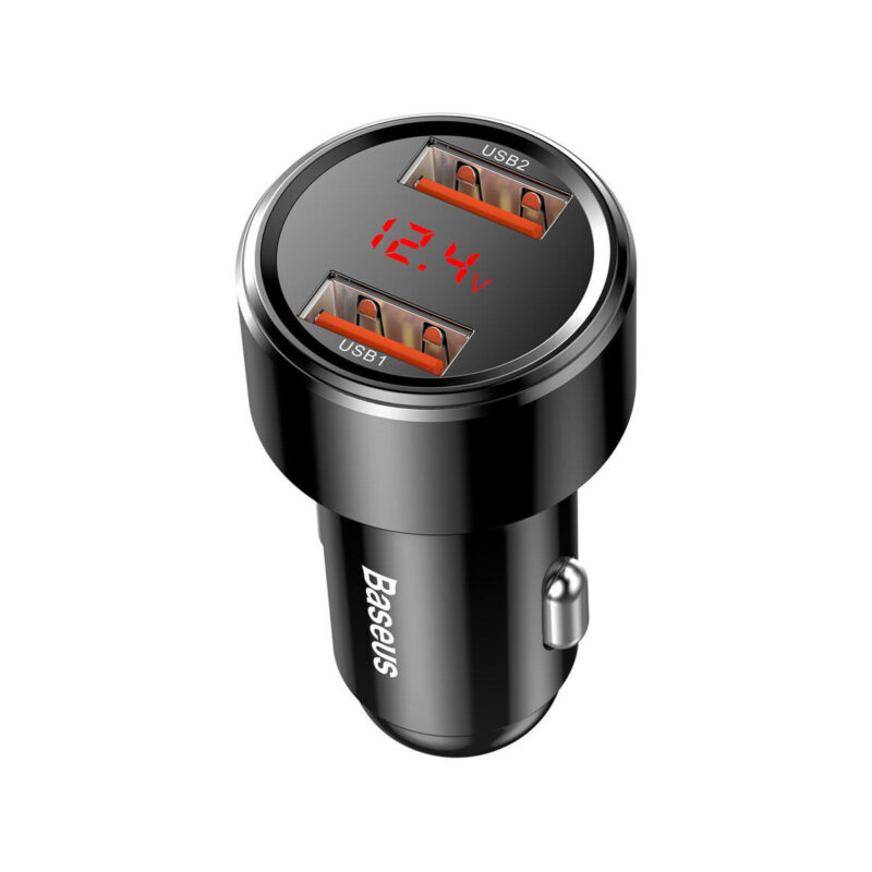 ŁADOWARKA SAMOCHODOWA Baseus Magic CCMLC20A-01 45W 6A 2x USB-A QC 3.0