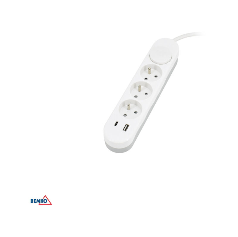 Przedłużacz NB 3X 2P+Z+WYl. 1.5MM X 3.0M