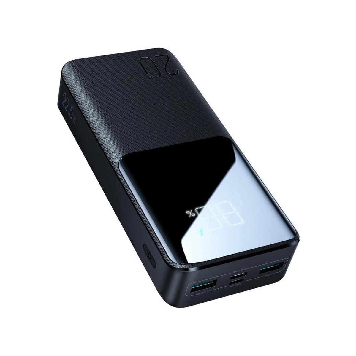 Powerbank Joyroom JR-QP192 20000 mAh 22,5 W PD QC 3.0 USB-C 2x USB-A czarny