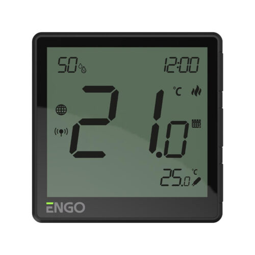 ENGO Controls EONE-230B - Regulator temperatury, 230V, czarny, Internetowy, podtynkowy, ZigBee