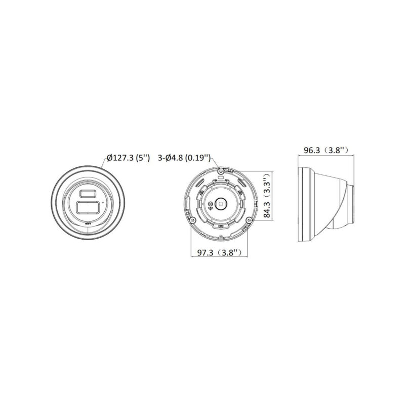 Kamera IP Hikvision DS-2CD2363G2-LI2U(2.8mm)(BLACK)