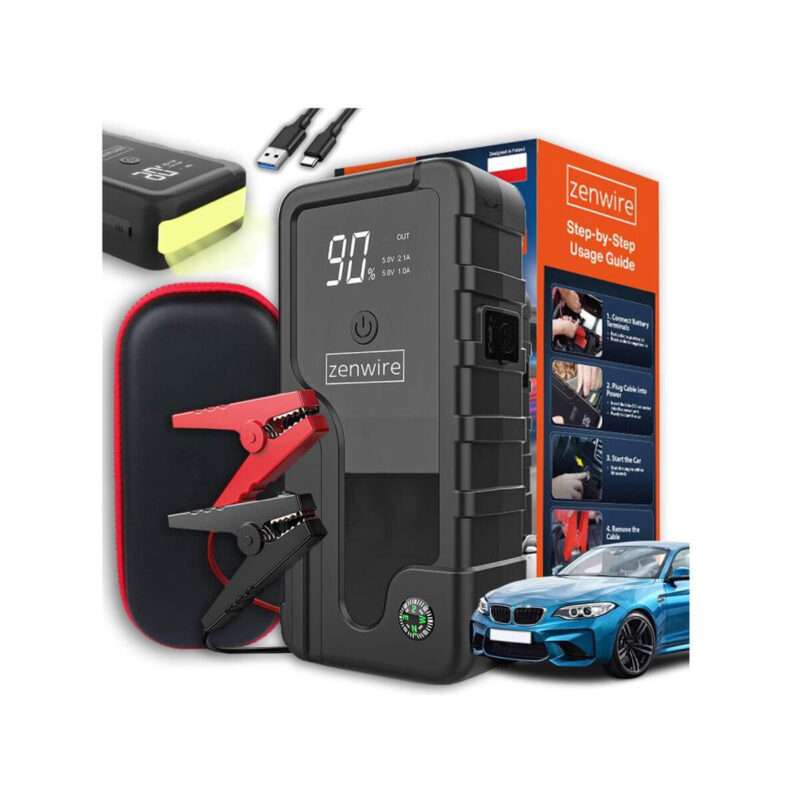 Booster Jump Starter 6400 mAh Powerbank Samochodowy Zenwire CY16