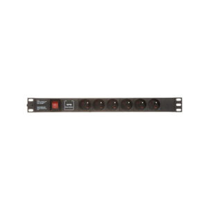 Listwa zasilająca 6 gniazd PD-6/R-SPD-1L
