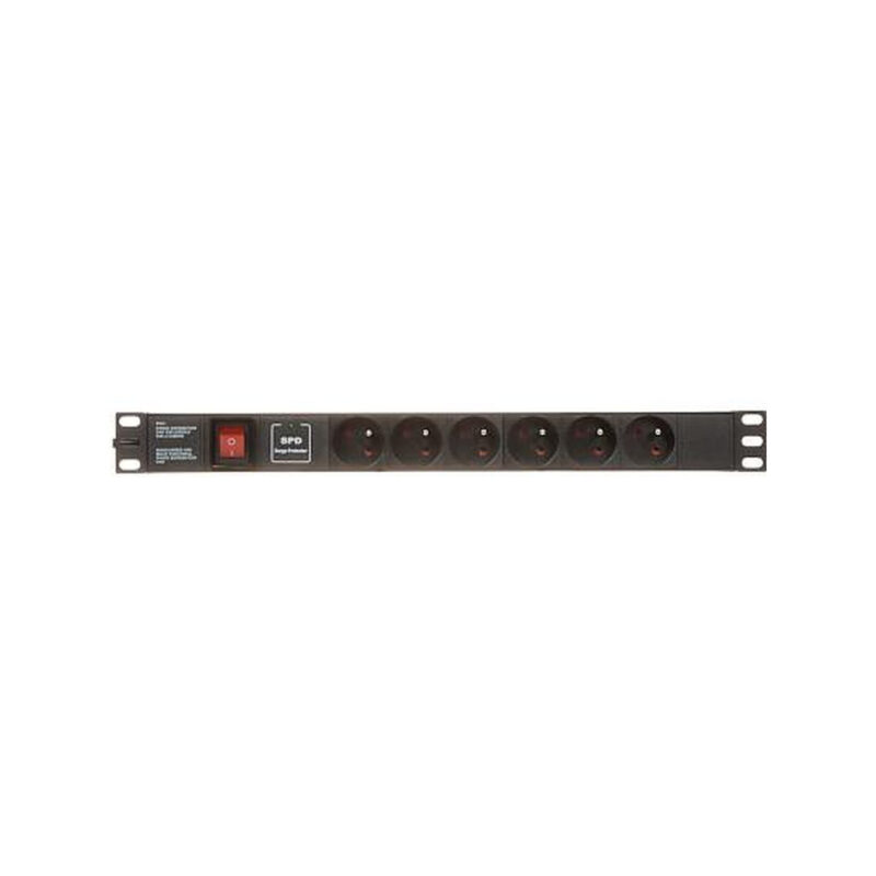 Listwa zasilająca 6 gniazd PD-6/R-SPD-1L