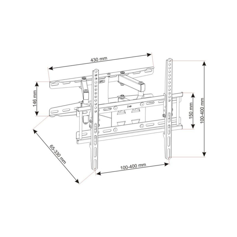 Uchwyt TV ścienny LED/LCD ART 23-60