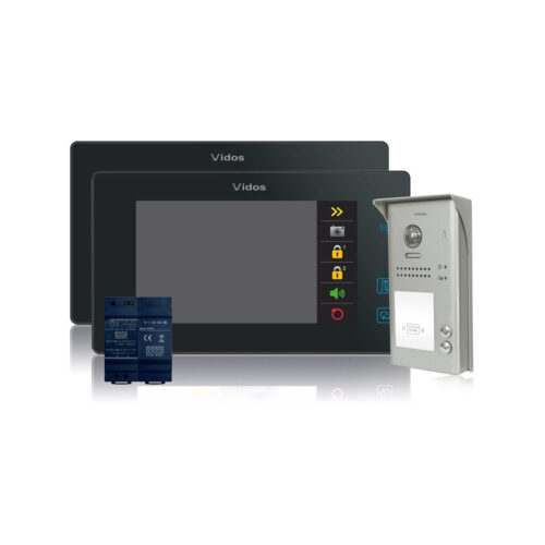 Wideodomofon 2-rodzinny VIDOS DUO 2 x M1021B / S1102A