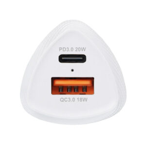 ŁADOWARKA SAMOCHODOWA Forcell Carbon CC50-1A1C 38 W 1x USB-C 1x USB-A PD 3.0 QC 3.0 BIAŁA