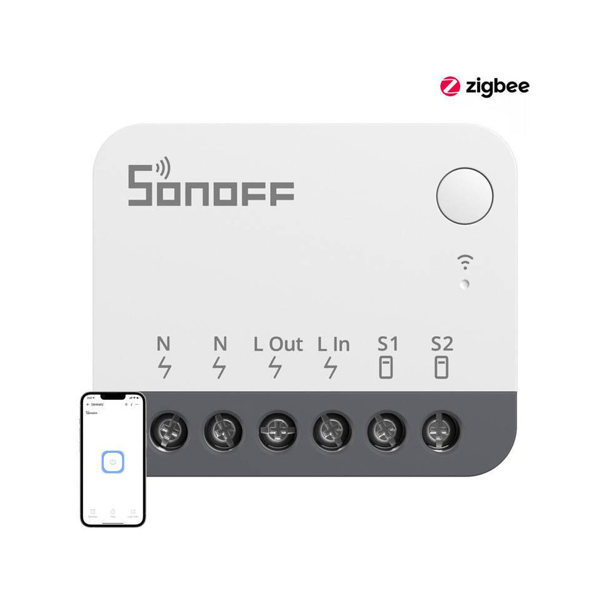 Inteligentny mini przełącznik ZigBee SONOFF ZBMINIR2