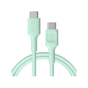 KABEL USB-C / USB-C Greencell PowerFlex 120cm PD 100W zielony silikonowy