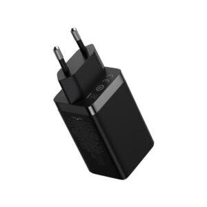 Ładowarka sieciowa Baseus GaN 5 Pro CCGP120201 65W 1x USB-A 2x USB-C PD 3.0 QC 4.0 + kabel USB-C