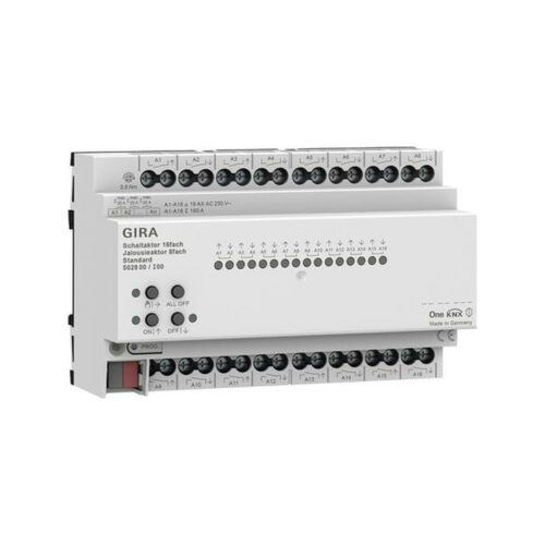 GIRA aktor przekaźnikowy/żaluzjowy 16x/8x 16 A standard KNX ONE 502800