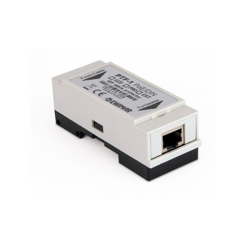 Zabezpieczenie LAN serii PRO na szynę DIN EWIMAR PTF-51-PRO/PoE/DIN