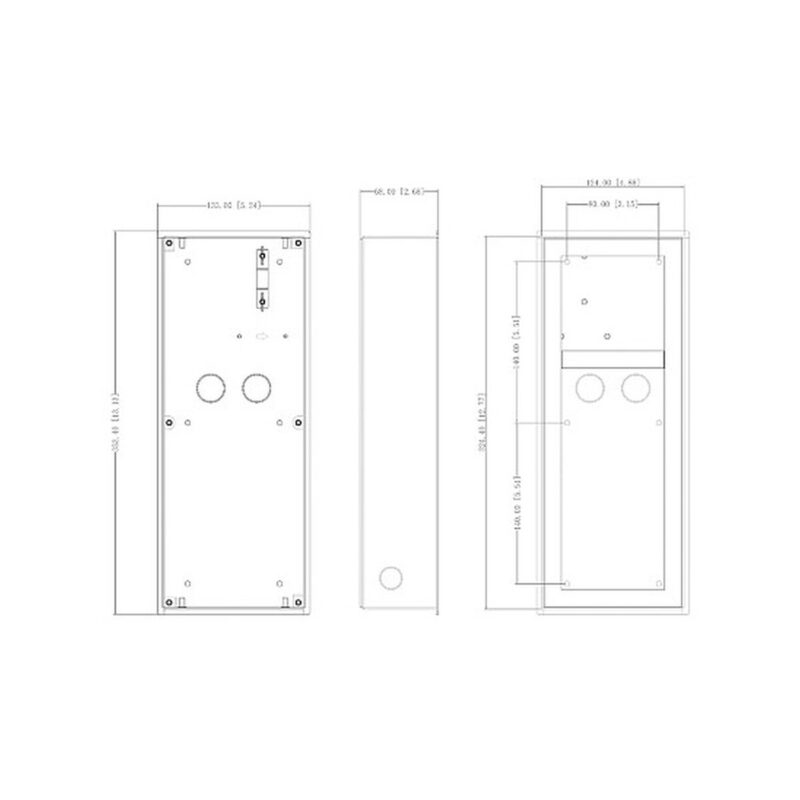 METALOWA PUSZKA DO MONTAŻU PODTYNK DAHUA VTM128