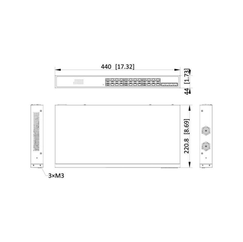 Hikvision DS-3E1528-SI-24T4F