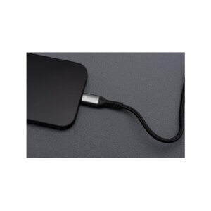 KABEL USB-C / USB-C Forcell F-Energy Cafule 50 cm 240 W 5A PD QC 4.0 CZARNY W OPLOCIE