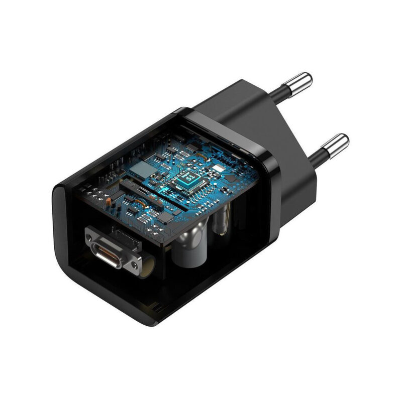 ŁADOWARKA SIECIOWA Baseus Super Si Quick Charger 1C TZCCSUP-L01 25W 1x USB-C PD 3.0 QC 3.0 + KABEL