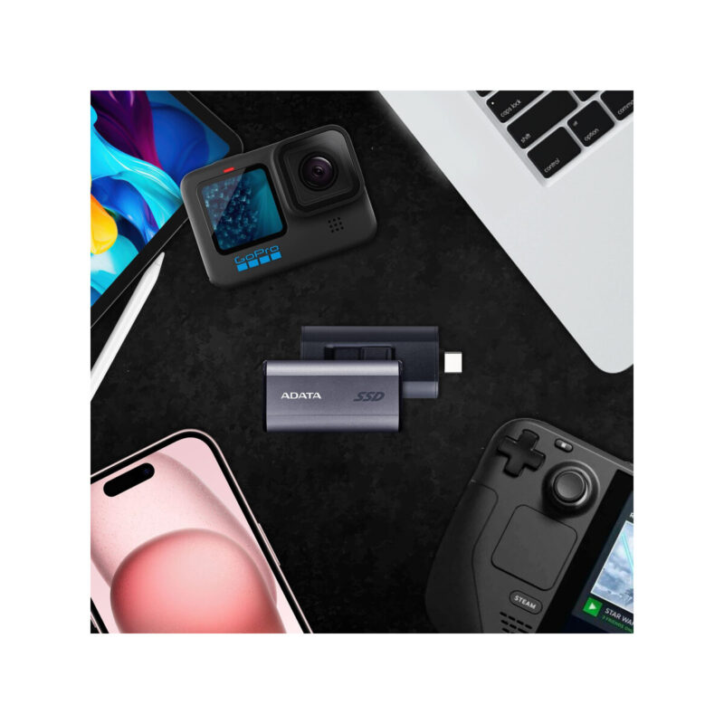 Adata Zewnętrzny dysk SSD SC750 500GB USB3.2C 1050/1000 MB/s