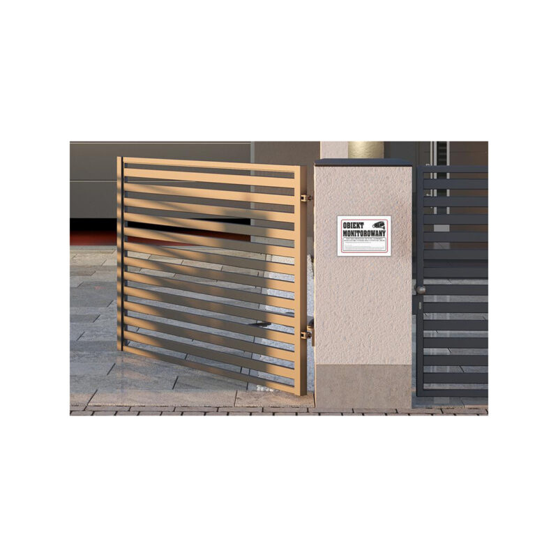 Tabliczka PCV Obiekt Monitorowany z RODO 35x25 cm