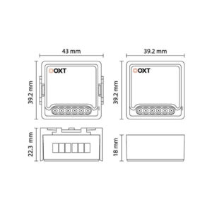 Moduł OXT mini sterownik 2 rolety WiFi TUYA  T228