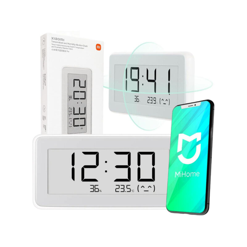 Zegar z Termometrem i Czujnikiem Wilgotności Xiaomi Mi Temperature and Humidity Monitor Clock Pro