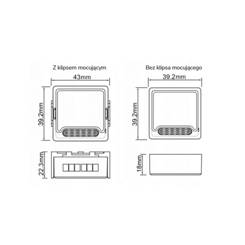 Moduł OXT mini sterownik scen 12 akcji 230V ZigBee TUYA T254