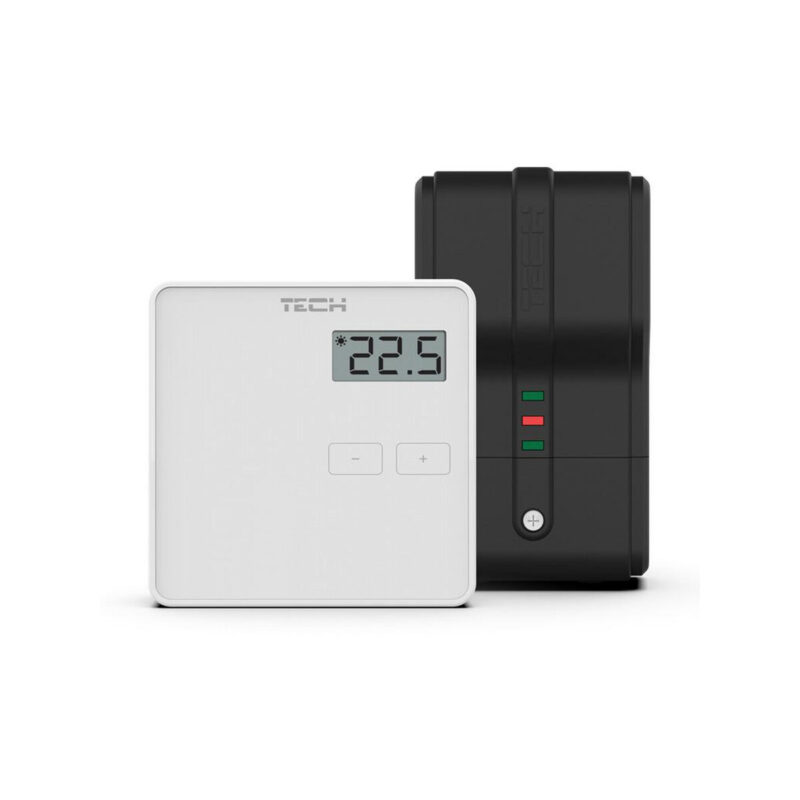 Bezprzewodowy dwustanowy regulator pokojowy biały ST-294v2 Tech sterowniki