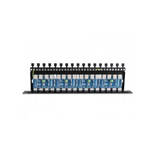 16-kanałowy panel zabezpieczający serii PRO z podwyższoną ochroną przepięciową RJ45 / RJ45 z funkcją InPoE EWIMAR PTF-516R-PRO/InPoE