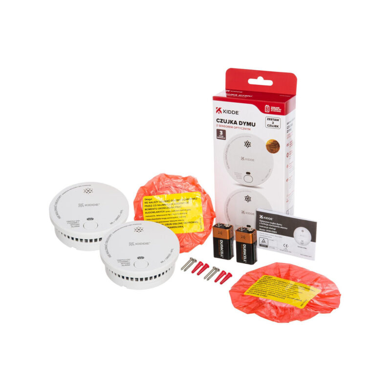 Zestaw 2 czujek dymu KIDDE 2030-DSR3