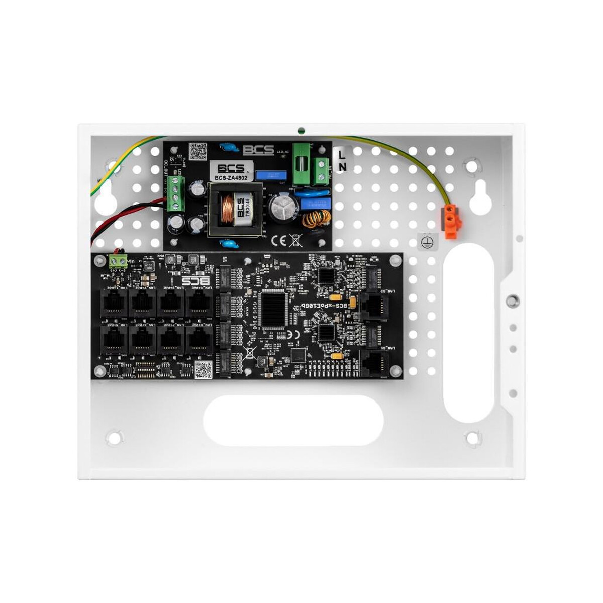 Zestaw do zasilania kamer IP BCS POWER BCS-IP8Gb/E-S/E