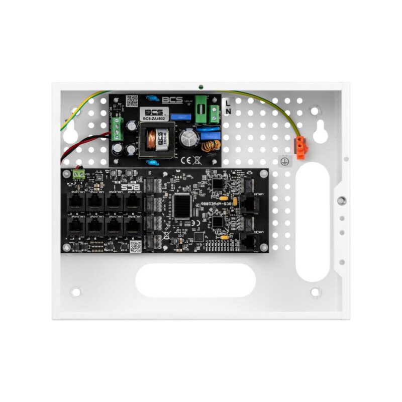 Zestaw do zasilania kamer IP BCS POWER BCS-IP8Gb/E-S/E