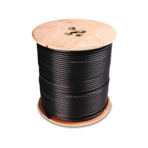 PRZEWÓD KONCENTRYCZNY NS100 TRI ŻELOWANY CZARNY - szpula 300m