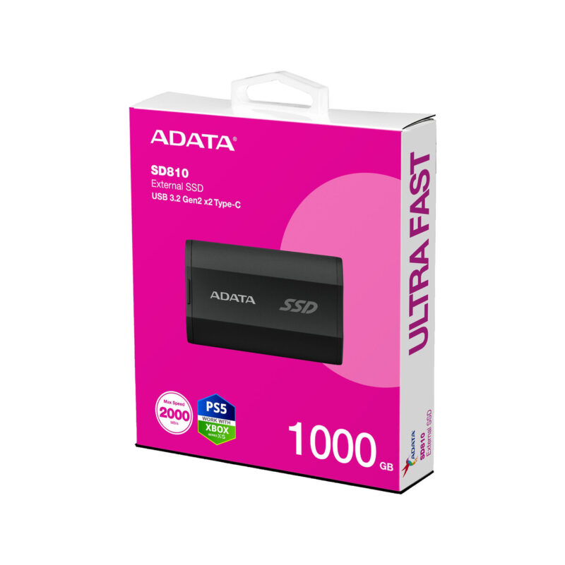 Dysk SSD Adata SD810 External 1TB czarny