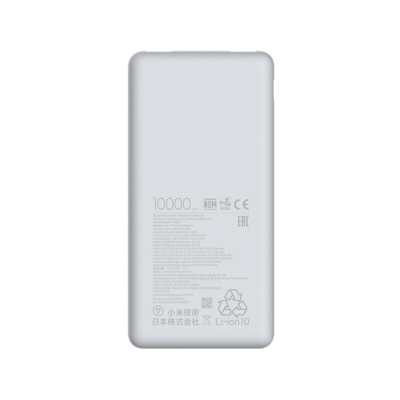 Powerbank Xiaomi Power Bank 10000mAh 22.5W Lite