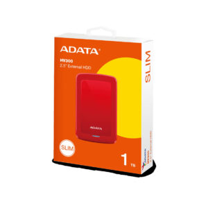 DYSK ZEWNĘTRZNY ADATA DashDrive HV300 1TB 2.5 USB3.1 Czerwony