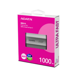 Dysk SSD Adata SD810 External 1TB USB3.2 srebrny