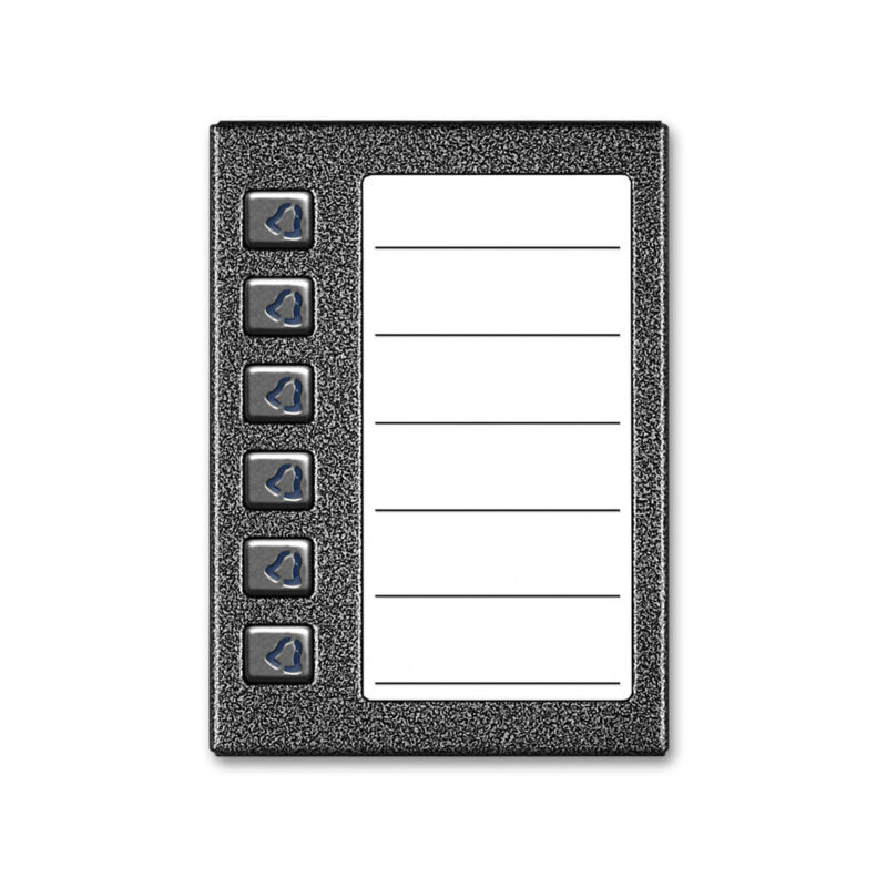 ACO CDN-6NP ST Podświetlany panel listy lokatorów z 6 przyciskami