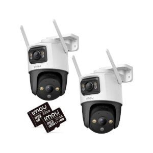 Zestaw 2 kamer IP IMOU Cruiser Dual 10MP (5MP + 5MP) z kartami pamięci 32GB