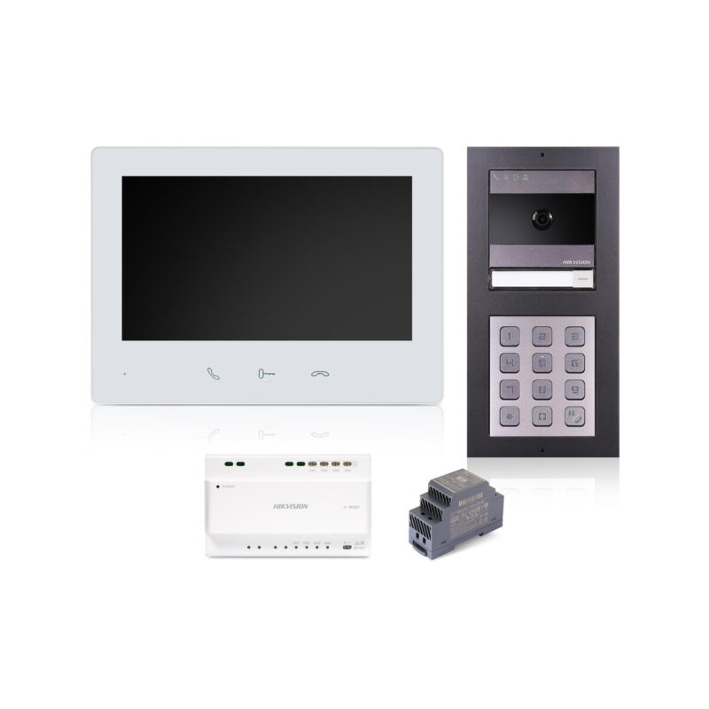 WIDEODOMOFON HIKVISION DS-KIS704EY-ACW2/Aluminium