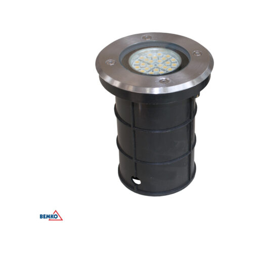 Oprawa najazdowa DORYT GU10 MAX-50W okrągła Z OSlONA