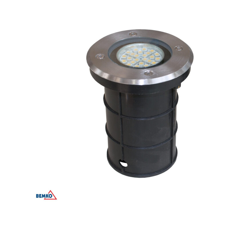 Oprawa najazdowa DORYT GU10 MAX-50W okrągła Z OSlONA