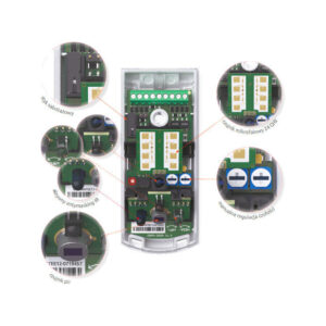 SATEL ZEWNĘTRZNY DUALNY CZUJNIK KURTYNOWY AGATE (PIR+MW)