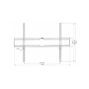 UCHWYT DO TV LCD/LED 55-100" 140KG AR-95 ART reg. Solid 33mm maxVESA 900x600