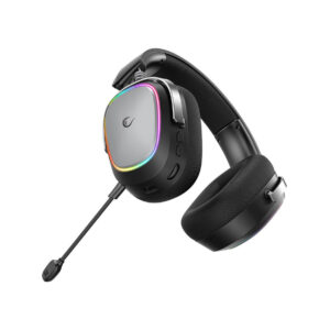 Słuchawki Rampage RETSU Słuchawki bezprzewodowe nauszne BT 2.4G RGB czarne