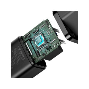 ŁADOWARKA SIECIOWA Baseus Super Si Quick Charger 1C CCSUP-J01 30W 1x USB-C PD 3.0 QC 3.0 CZARNA
