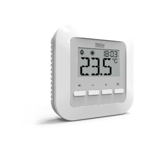 Przewodowy dwustanowy regulator pokojowy biały ST-295v3 Tech sterowniki