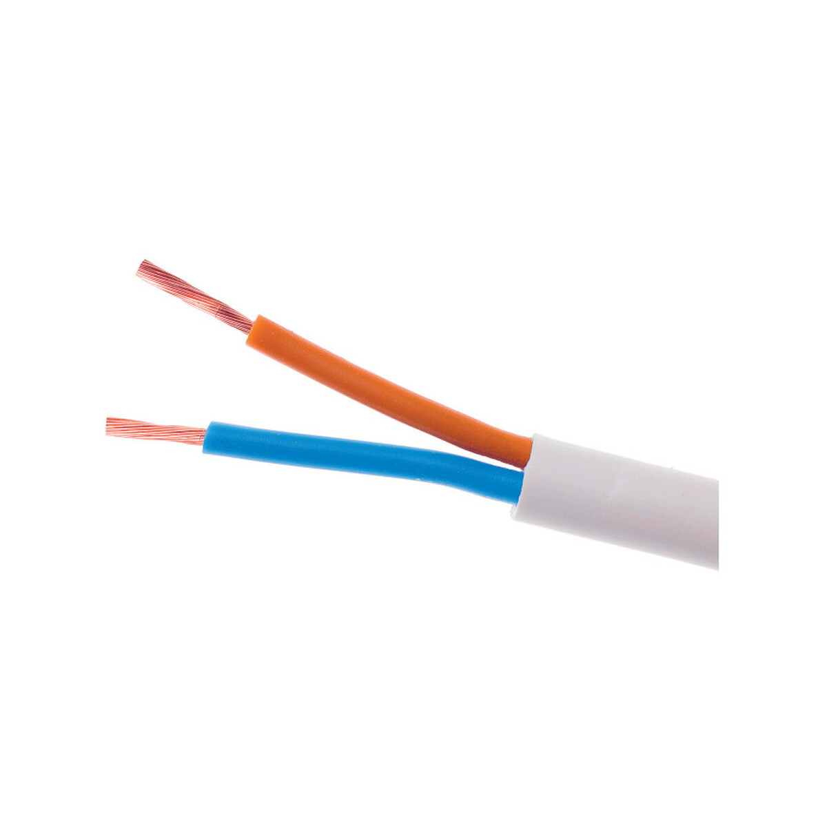 Przewód elektryczny linka H03VV-F OMY 2x1mm2 300V ELEKTROKABEL biały 100m