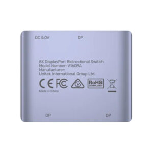 Unitek Dwukierunkowy przełącznik DP 1.4 8K 2-na-1