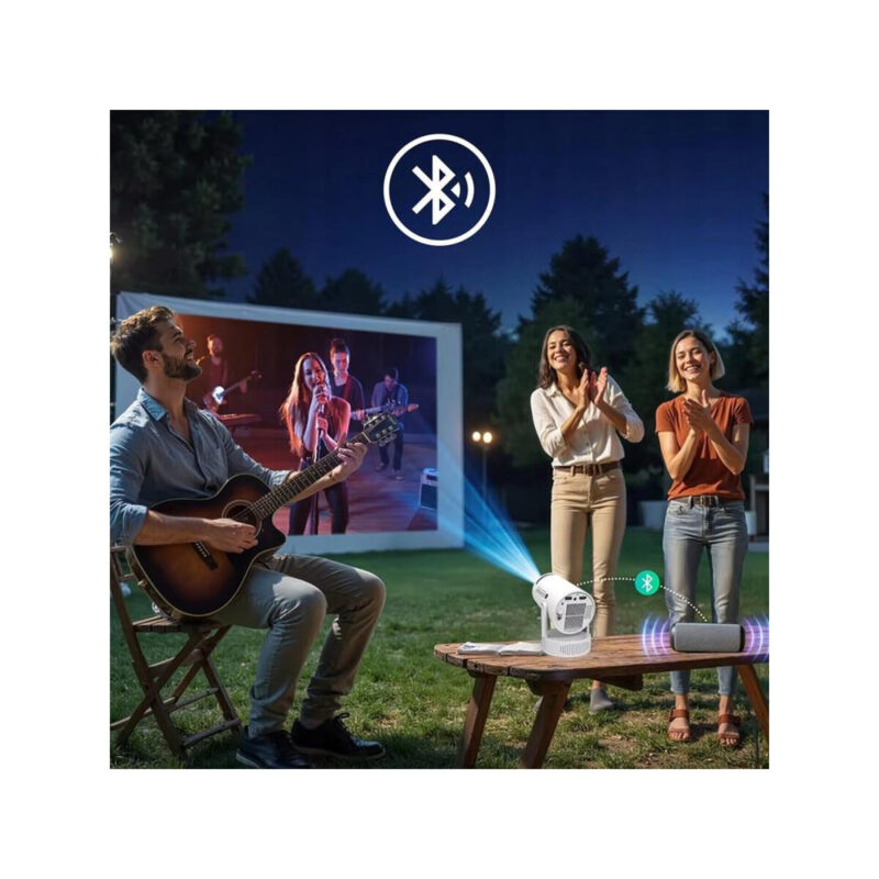 Mini Projektor Android Wifi Rzutnik Full HD Bluetooth z Baterią Zenwire K400